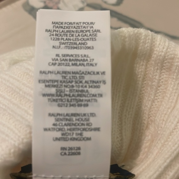 - Polo Ralph Lauren unisex men and women wool hat - Picture 4 of 5